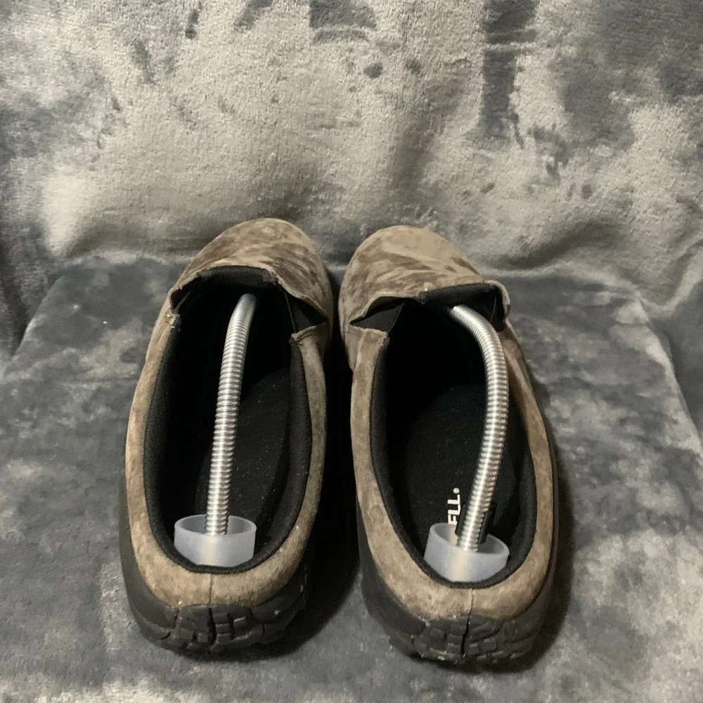Merrell Jungle Moc Mens 11 Brownish Gray Suede Slip On J003231 Comfort EUC